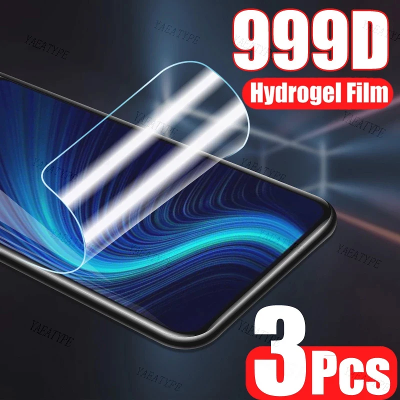 

3Pcs Hydrogel Film Screen Protector For infinix hot note 10 10t 10s 10i 11 11s 11i 12 play helio smart 5 a 6 Not 30 VTP