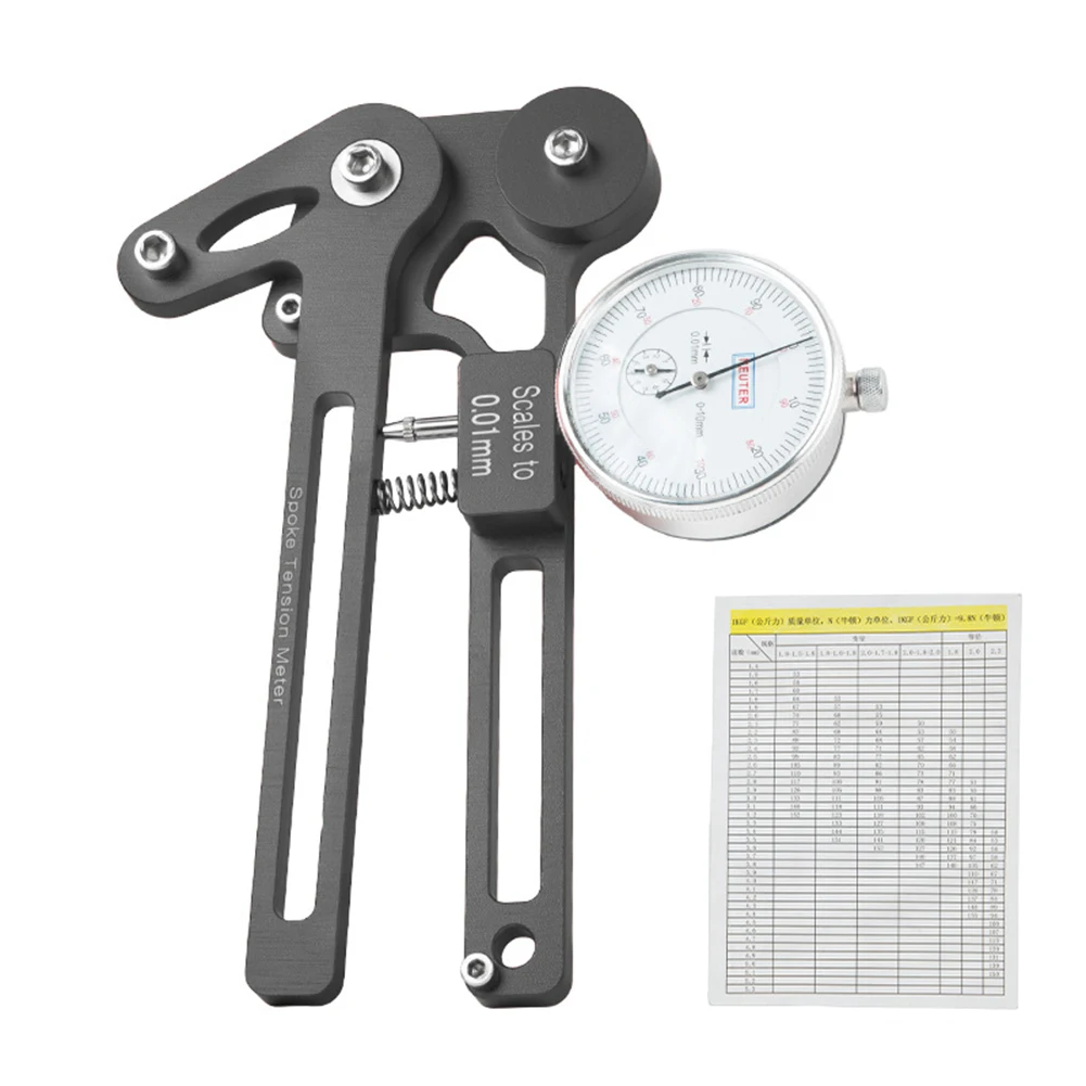 Tensiometer Spoke Tension Meter Aluminum Alloy Bicycle Accessories Repair Tools Spokes For 26/27.5/29inches 700C
Tensiometer Spoke Tension Meter Aluminum Alloy Bicycle Accessories Repair Tools Spokes For 26/27.5/29inches 700C