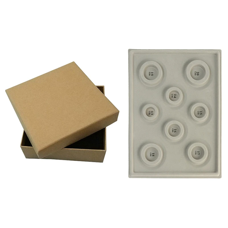 1X Flocked Beading Bead Board Bracelet Design Tray & 16 Pieces Of Kraft Cardboard Jewelry Box, 9 X 9 X 3Cm
1X Flocked Beading Bead Board Bracelet Design Tray & 16 Pieces Of Kraft Cardboard Jewelry Box, 9 X 9 X 3Cm