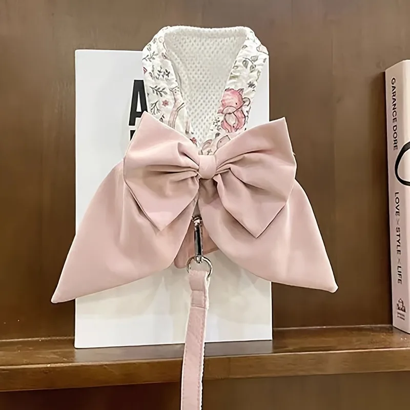 Dog & Cat Harness, Collar & Leash Set – Adjustable Pet Vest, Necklace Collar & Puppy Accessories Dog & Cat Harness, Collar & Leash Set – Adjustable Pet Vest, Necklace Collar & Puppy Accessories