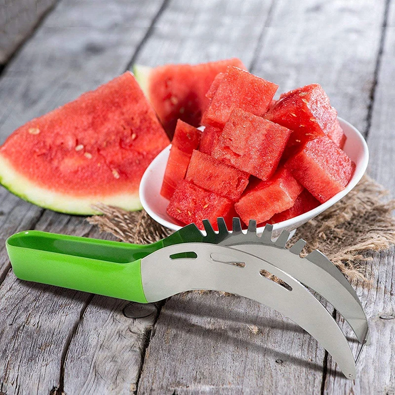 Watermelon Artifact Slicing Knife Stainless Steel Knife Corer Fruit And Vegetable Tools Watermelon Clip kitchen Accessories New
Watermelon Artifact Slicing Knife Stainless Steel Knife Corer Fruit And Vegetable Tools Watermelon Clip kitchen Accessories New