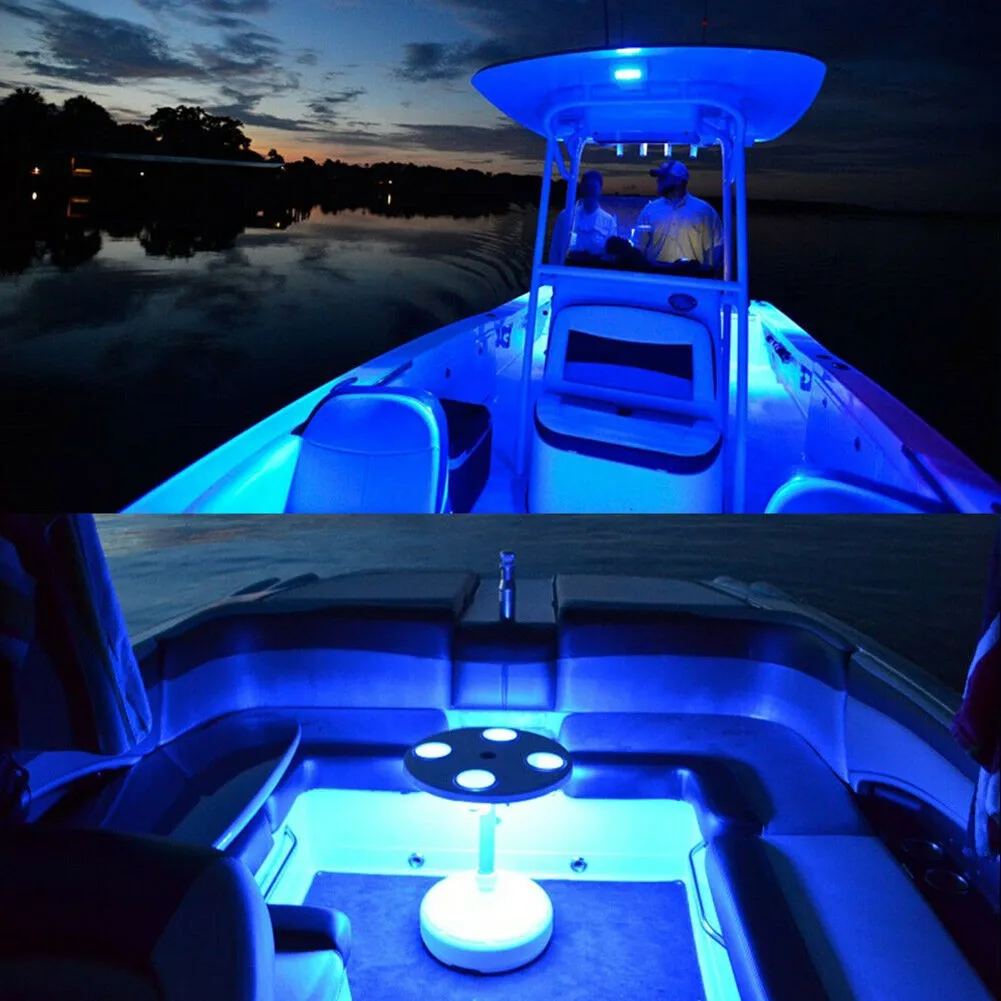 4PCS 6.7 Inch Blue LED Light Marine Grade Large Super Bright 12 Volt Blue Courtesy Lights COB Waterproof Boat Light Ready Stock
4PCS 6.7 Inch Blue LED Light Marine Grade Large Super Bright 12 Volt Blue Courtesy Lights COB Waterproof Boat Light Ready Stock