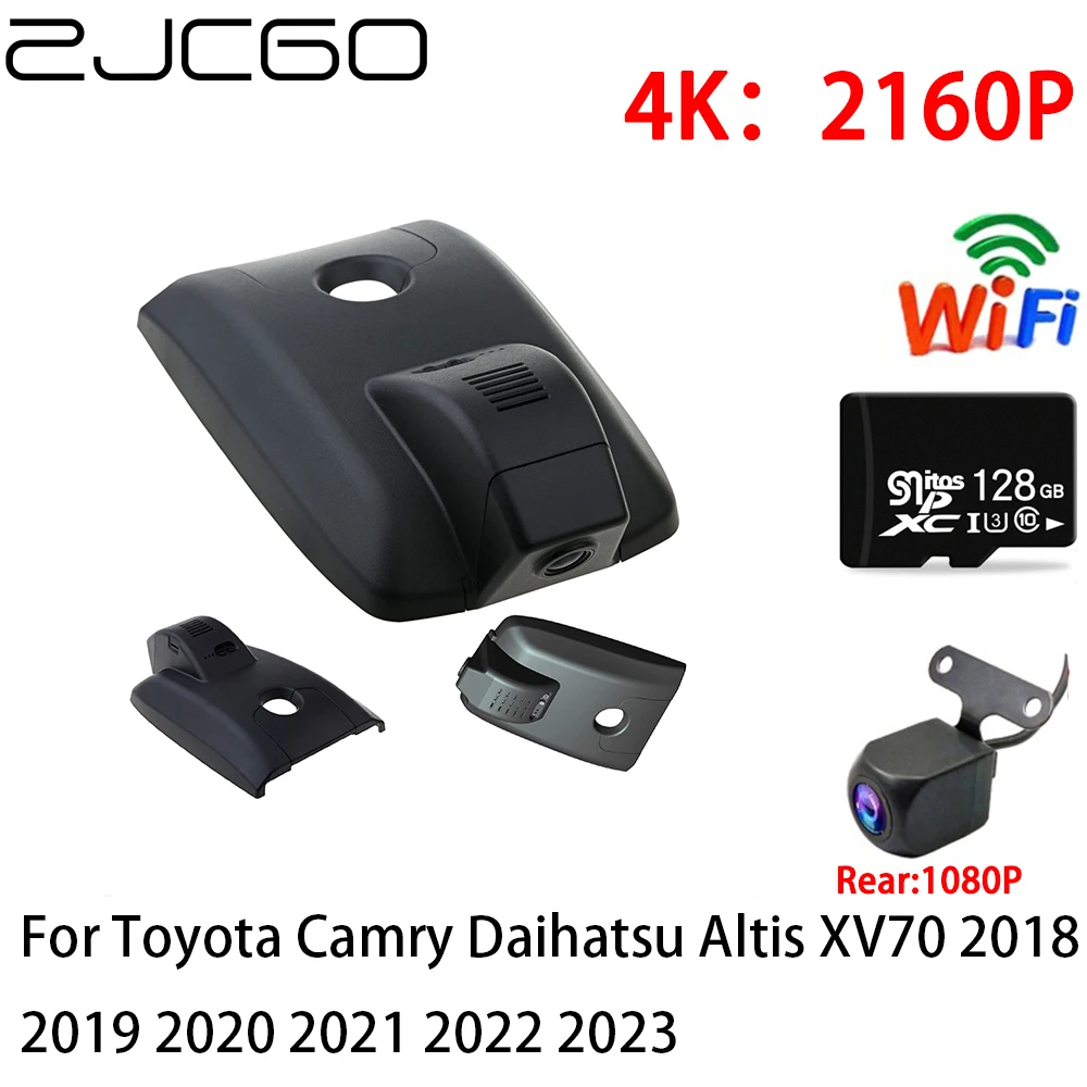 ZJCGO 4K Car DVR Dash Cam Wifi Front Rear Camera 2 Lens 24h for Toyota Camry Daihatsu Altis XV70 2018 2019 2020 2021 2022 2023
ZJCGO 4K Car DVR Dash Cam Wifi Front Rear Camera 2 Lens 24h for Toyota Camry Daihatsu Altis XV70 2018 2019 2020 2021 2022 2023