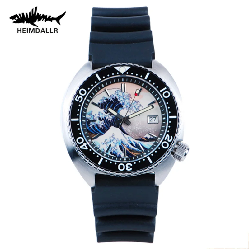 HEIMDALLR Watch Mens Sapphire Crystal 20Bar Water Resistance Elastic Strap Japan NH35 Automatic Mechanical Watch Full Lum Dial
HEIMDALLR Watch Mens Sapphire Crystal 20Bar Water Resistance Elastic Strap Japan NH35 Automatic Mechanical Watch Full Lum Dial