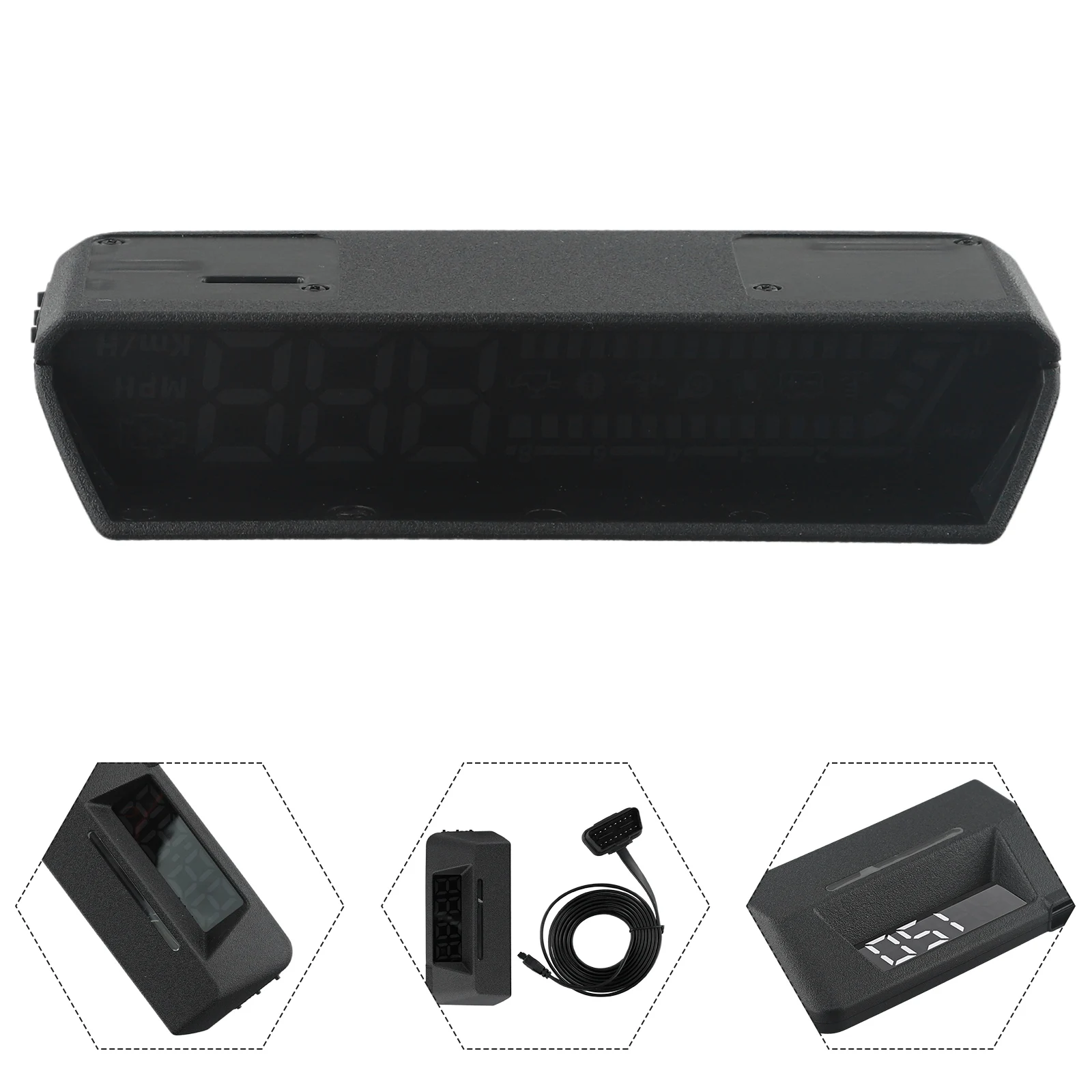 1pc Head-up Display Power Cord OBD2 Driving Computer Temperature Speedometer Direct Mount Black Universal Car Electronics Part
1pc Head-up Display Power Cord OBD2 Driving Computer Temperature Speedometer Direct Mount Black Universal Car Electronics Part