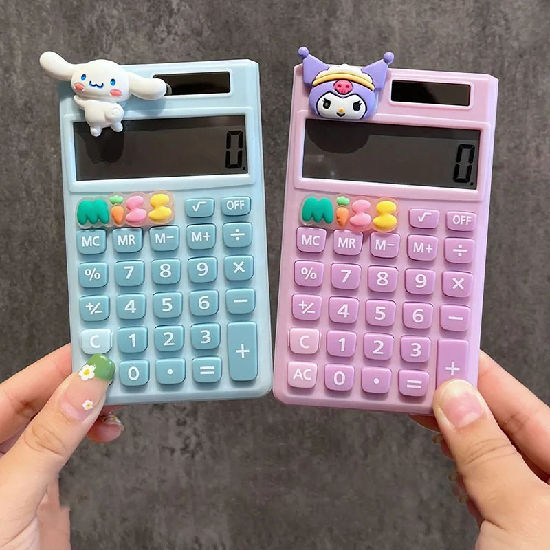 Kawaii Sanrioed Stationery Cartoon Cute Girl Heart Calculator Kuromi Cinnamoroll Little Twin Star Portable Office Supplies Gift
Kawaii Sanrioed Stationery Cartoon Cute Girl Heart Calculator Kuromi Cinnamoroll Little Twin Star Portable Office Supplies Gift