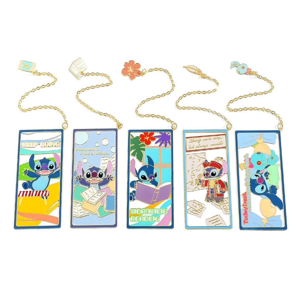 

Cartoon Disney Creative Stitch Metal Bookmark for Book Lovers Women Men Kids Fans Collection Graduation Back To School Gifts