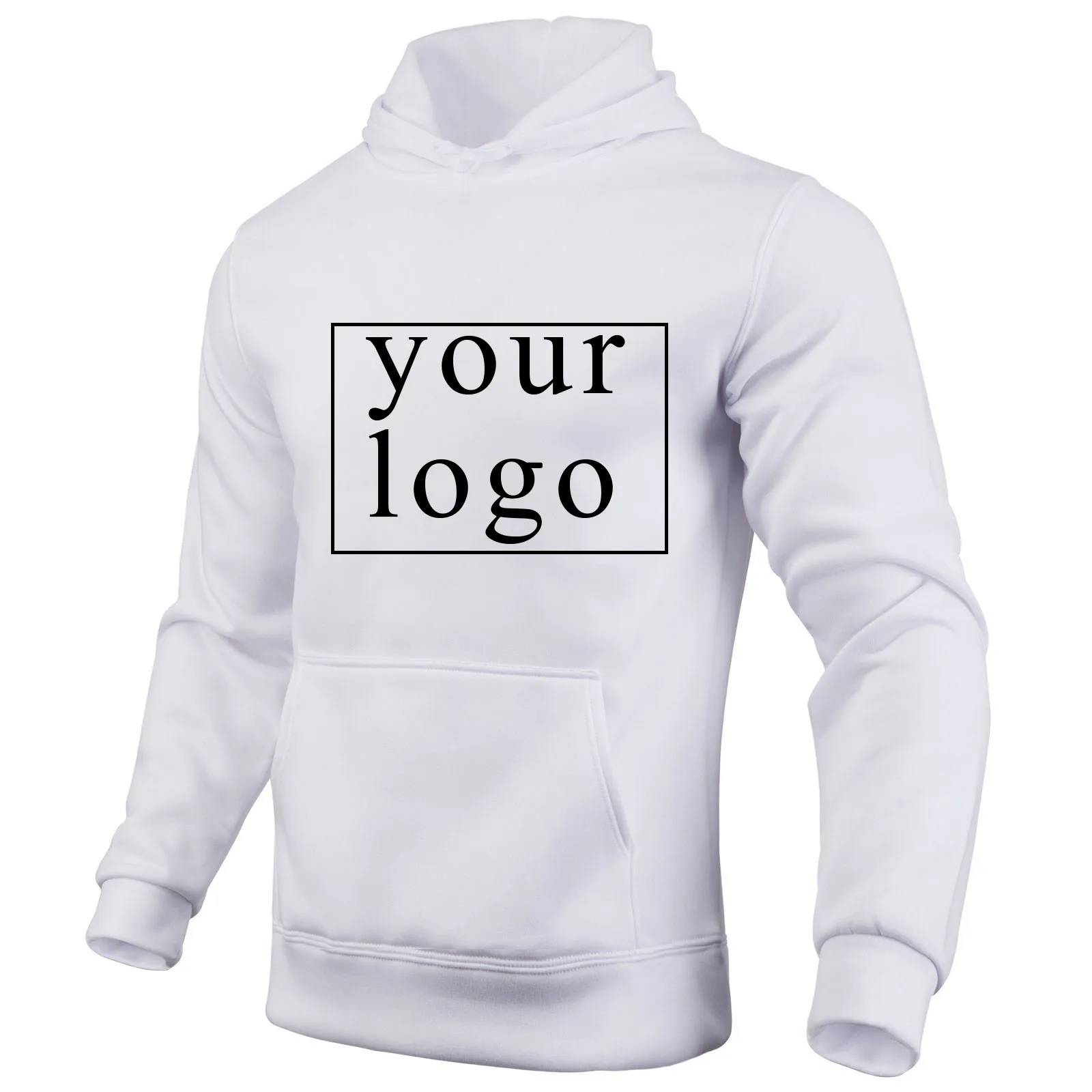 

Your Own Design Brand Logo/Picture Personalized Custom Anywhere Men Women DIY Casual solid color pullover hoodie Fashion New