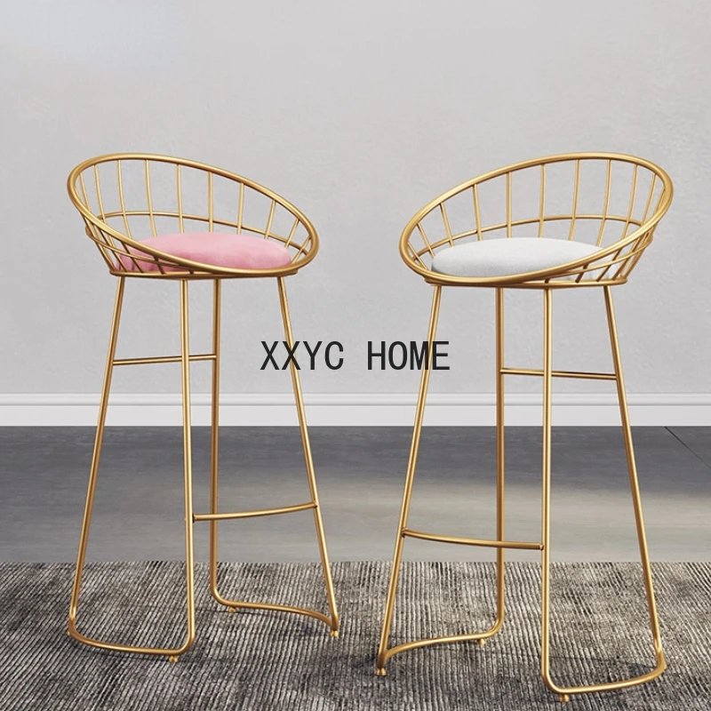 Nordic Minimalist Bar Stool Leisure Chair Bar Iron Gold High Stool Modern Dining Iron Wire Chair
Nordic Minimalist Bar Stool Leisure Chair Bar Iron Gold High Stool Modern Dining Iron Wire Chair
