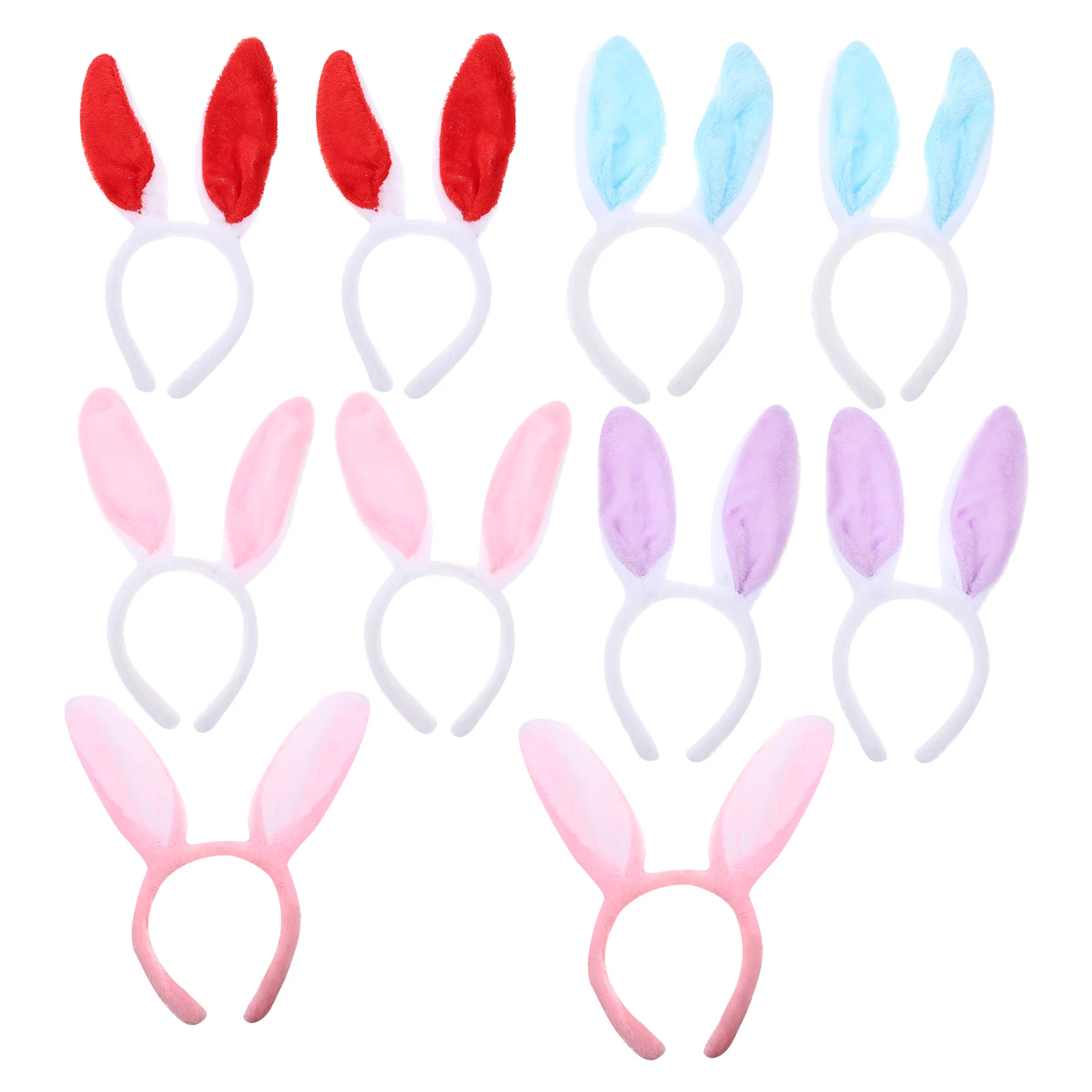 

10pcs Bunny Headband, Rabbit Ear Headband, Bunny Ears Hair, Bunny Headpiece for Children Kids Bunny Costume Supplies