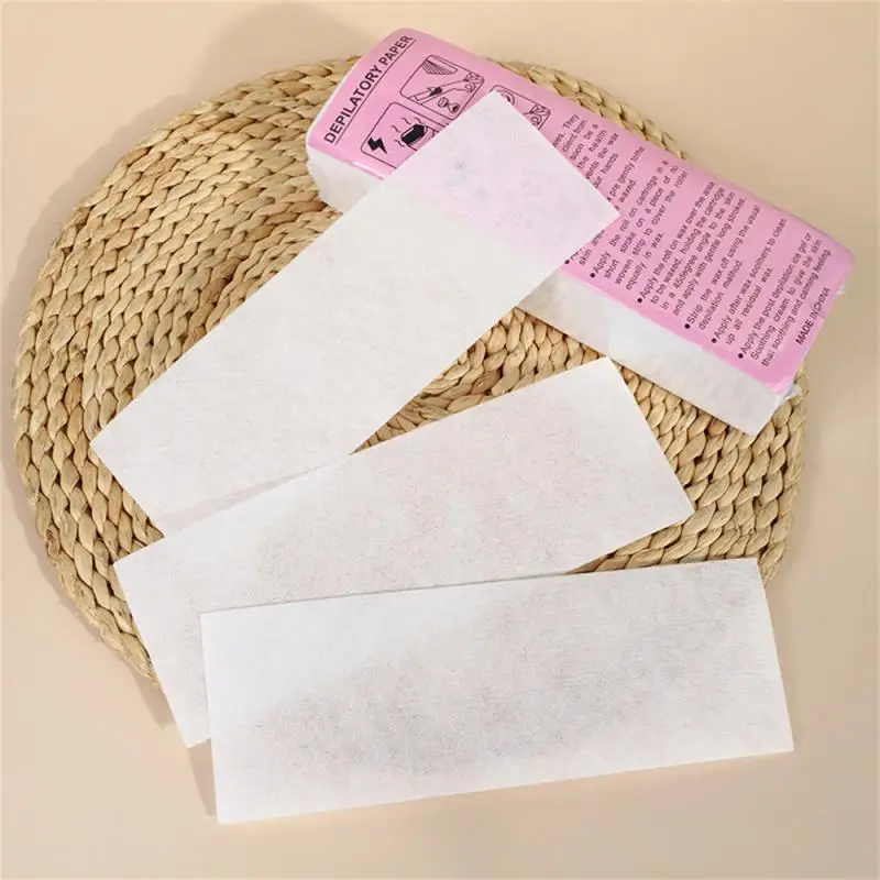 

10-100Pcs Professional Hair Removal Waxing Strips Non-woven Fabric Waxing Papers Depilatory Beauty Tool For Leg Hairs Removal