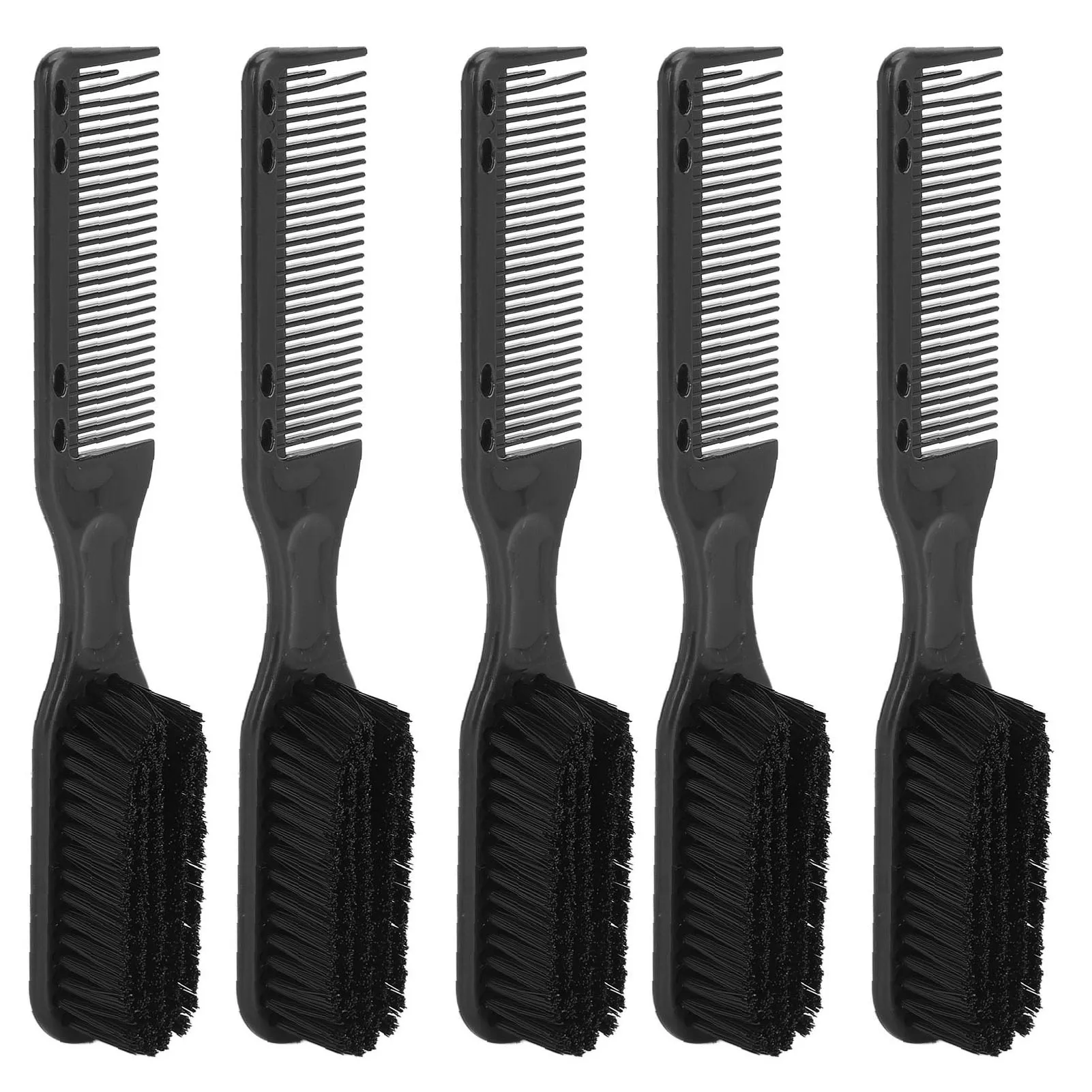 

Oil Hair Styling Brush Men Hair Beard Comb Easy To Hold Ergonomic Handle Portable Dual Head Lightweight for Hair Salons