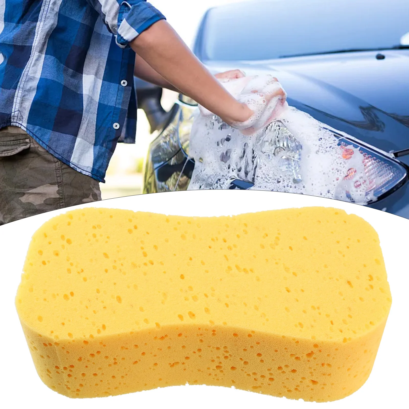 1x Car Wash Sponge Block Car Motorcycle Kitchen Furniture Cleaning Supplies Large Size 8-shaped Sponge Brush Yellow 23x12x6.3cm
1x Car Wash Sponge Block Car Motorcycle Kitchen Furniture Cleaning Supplies Large Size 8-shaped Sponge Brush Yellow 23x12x6.3cm
