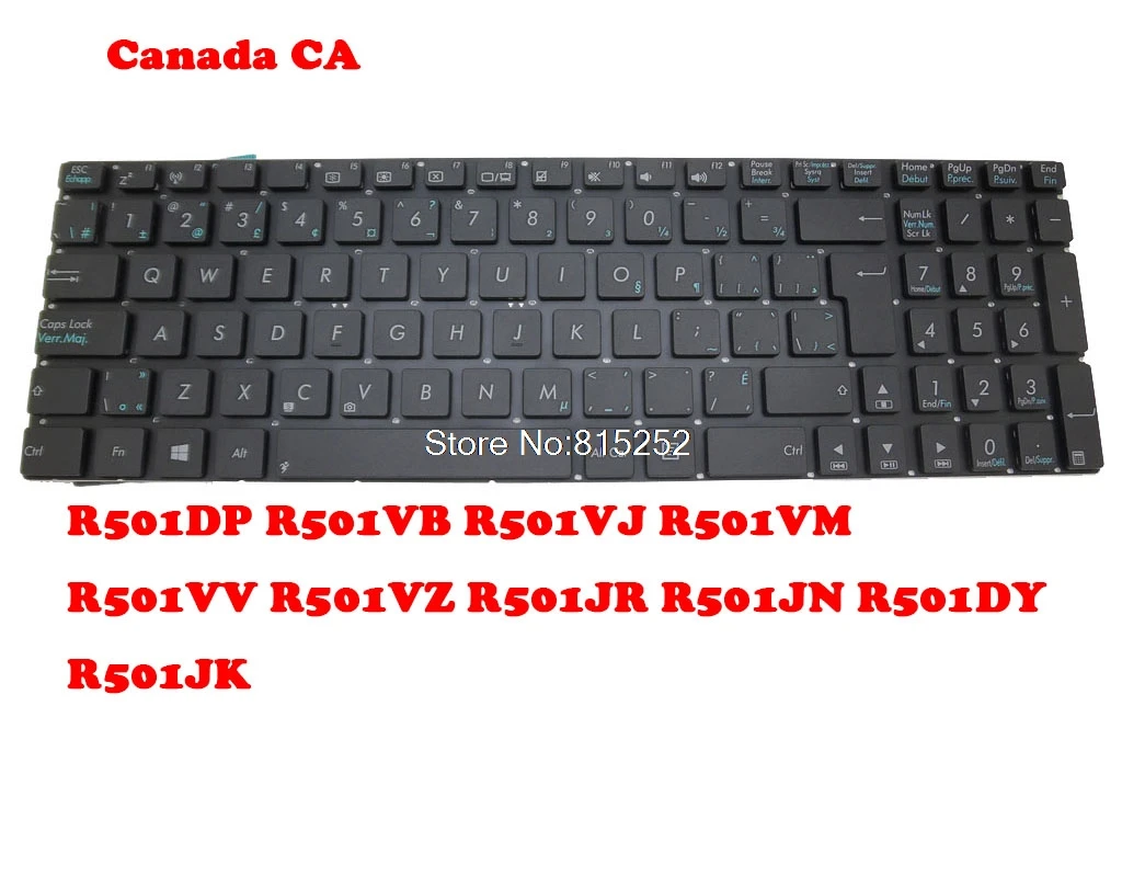 Клавиатура для ноутбука ASUS R501DP R501VB R501VJ R501VM R501VV R501VZ R501JR R501JN R501DY R501JK США/Канада CA/Франция/Бельгия
Клавиатура для ноутбука ASUS R501DP R501VB R501VJ R501VM R501VV R501VZ R501JR R501JN R501DY R501JK США/Канада CA/Франция/Бельгия
