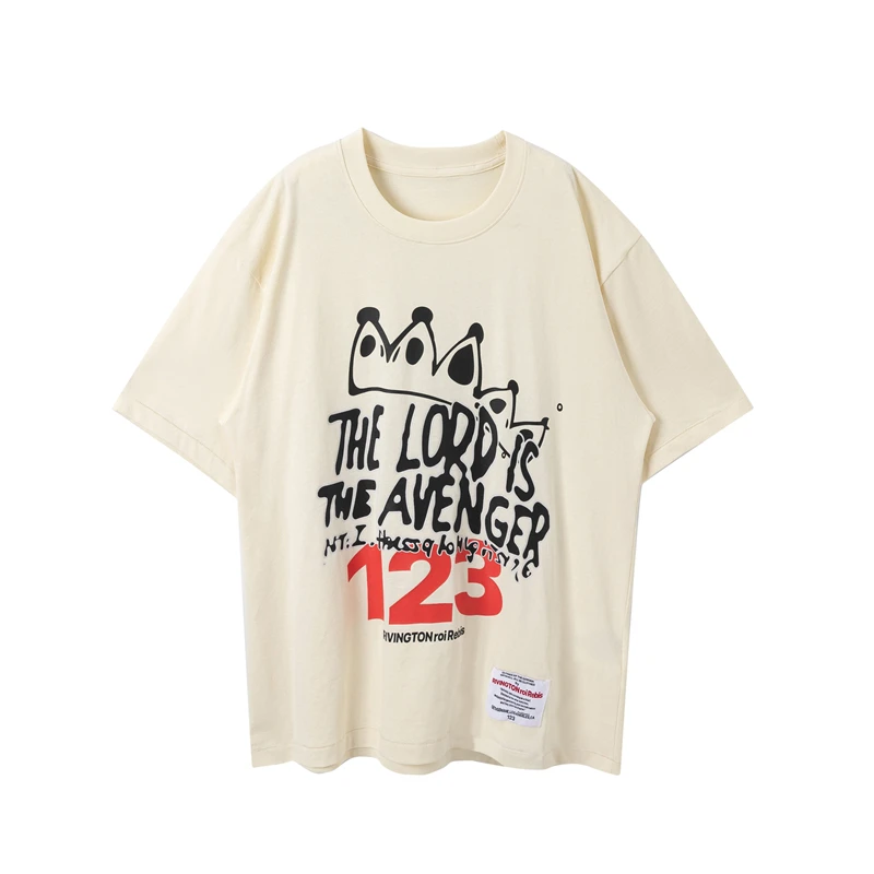 High Quality Washed Crown Print Rrr123 Short Sleeve T Shirt Men Women Best Quality T-shirts Casual Rrr-123 Tops Tee Soft Fabric
High Quality Washed Crown Print Rrr123 Short Sleeve T Shirt Men Women Best Quality T-shirts Casual Rrr-123 Tops Tee Soft Fabric