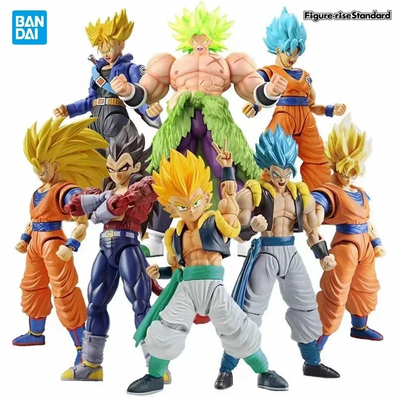 

Original Bandai Dragon Ball Anime Figure-rise Standard Son Goku Vegeta Son Gohan Cell Frieza Action Figure Toys Children Gift