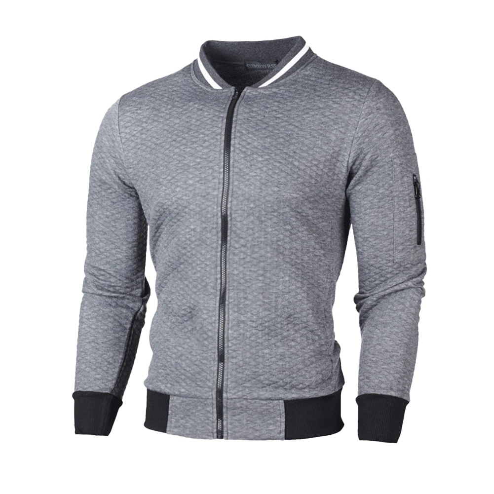 Casual Man Zip Up Jacket Autumn Spring Stand Collar Solid Color Warm Sweatshirt Sports Coat Outwear Jackets Clothing For Men
Casual Man Zip Up Jacket Autumn Spring Stand Collar Solid Color Warm Sweatshirt Sports Coat Outwear Jackets Clothing For Men