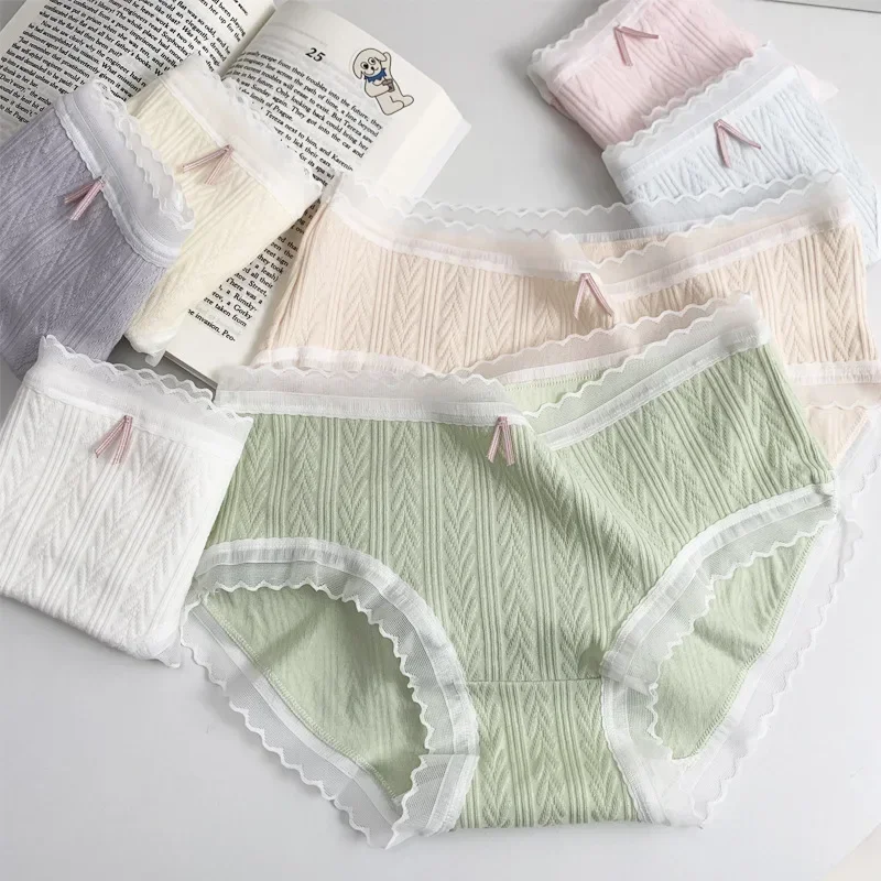 Love jacquard polylactic acid function crotch milk midwaist underwear female midwaist student underwear female
Love jacquard polylactic acid function crotch milk midwaist underwear female midwaist student underwear female