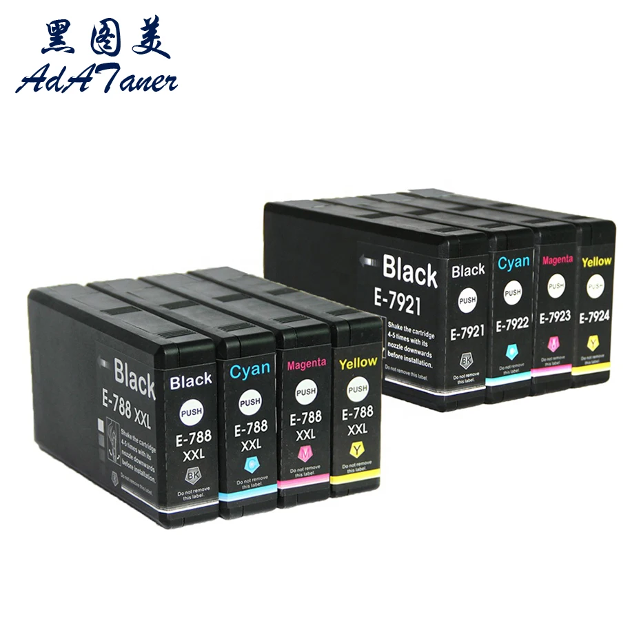 786XL 788XXL 7921 T7921 T7923 совместимый Премиум струйный картридж для Epson WF-4630 5190 4630 5110 5190 5620 5690
786XL 788XXL 7921 T7921 T7923 совместимый Премиум струйный картридж для Epson WF-4630 5190 4630 5110 5190 5620 5690