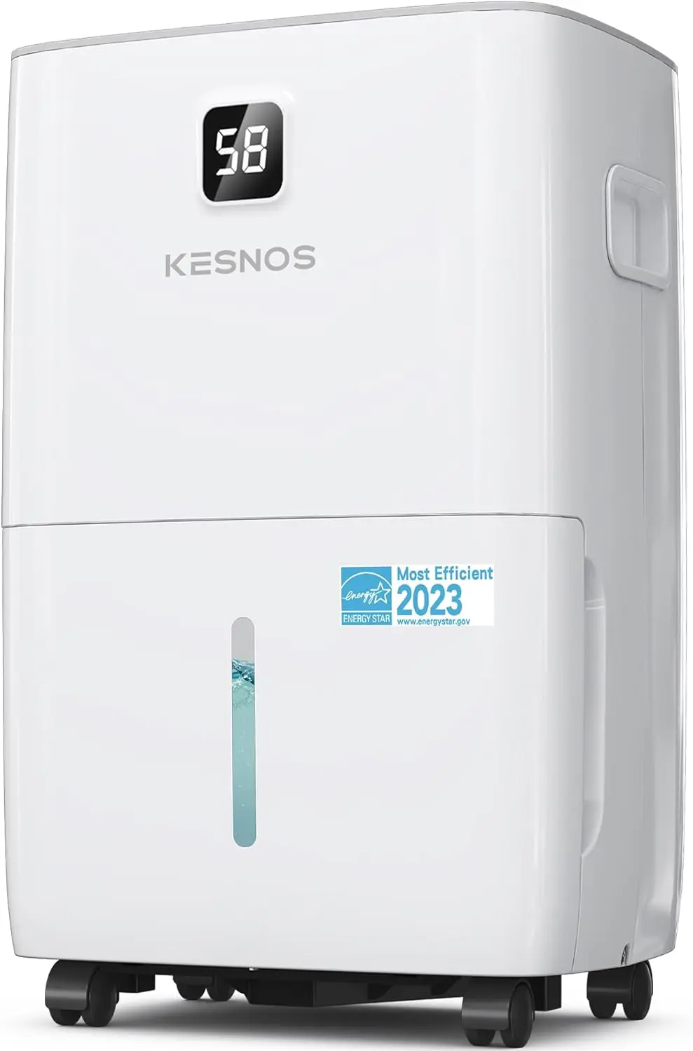 Kesnos 80 Pints Most Efficient Energy Star Dehumidifier with Front LCD Display for Home, Large Room - 5,500 Sq. Ft. Dehumidifier
Kesnos 80 Pints Most Efficient Energy Star Dehumidifier with Front LCD Display for Home, Large Room - 5,500 Sq. Ft. Dehumidifier