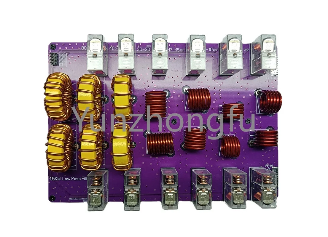 Radio filter HF low-pass filter 10-band high-power low-pass low-pass short-wave filter single-sideband
Radio filter HF low-pass filter 10-band high-power low-pass low-pass short-wave filter single-sideband
