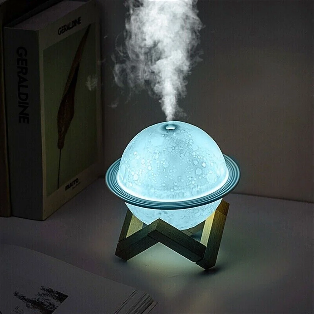 Planet Shape Air Humidifier wNight Light Diffuser Aroma Essential Oil Purifier for Relaxation 200ml Capacity USB Powered
Planet Shape Air Humidifier wNight Light Diffuser Aroma Essential Oil Purifier for Relaxation 200ml Capacity USB Powered