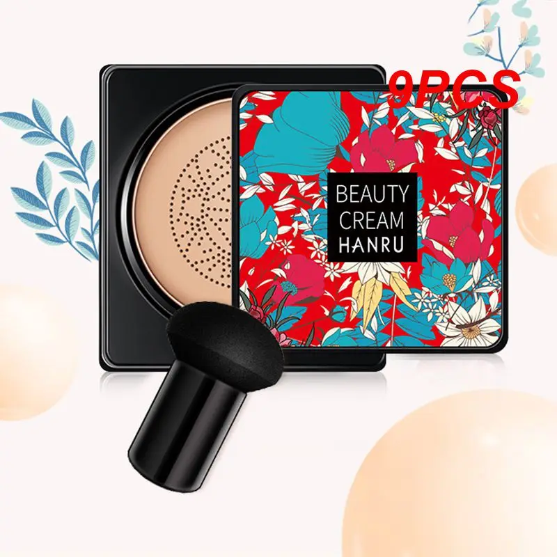 9PCS Air Cushion Foundation Mushroom Head BB CC Cream Concealer Whitening Brighten Face Base Tone Corrector Korean Makeup
9PCS Air Cushion Foundation Mushroom Head BB CC Cream Concealer Whitening Brighten Face Base Tone Corrector Korean Makeup