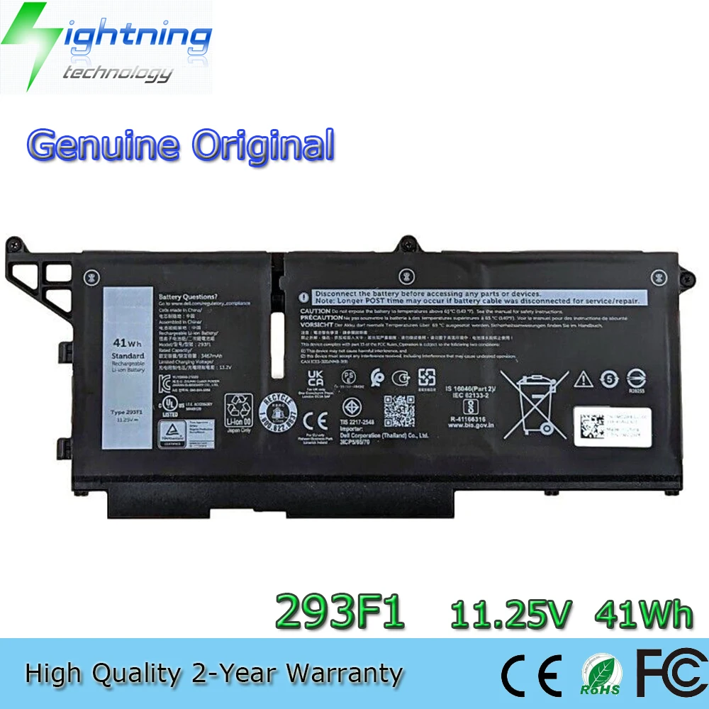 New Genuine Original 293F1 11.25V 3467mAh Laptop Battery for Dell Latitude 13 7330 5320 Rugged Extreme 404T8 01VX5 8WRCR 
New Genuine Original 293F1 11.25V 3467mAh Laptop Battery for Dell Latitude 13 7330 5320 Rugged Extreme 404T8 01VX5 8WRCR