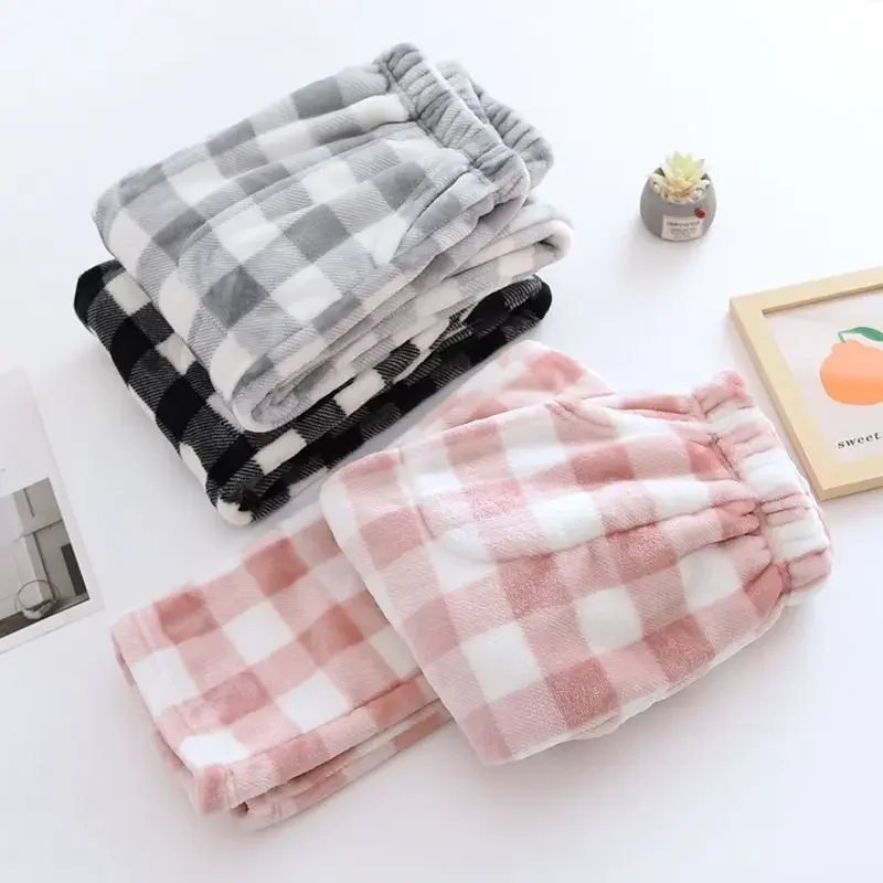 For Pants Winter Pants Plus Fleece Size Coral Flannel Warm Warm Thickened Large Women Pajama Autumn Fleece Home
For Pants Winter Pants Plus Fleece Size Coral Flannel Warm Warm Thickened Large Women Pajama Autumn Fleece Home