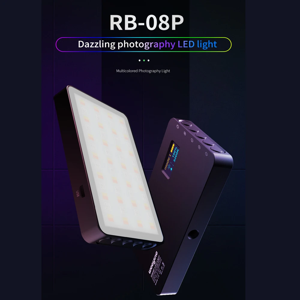 soonpho RB08P Ultra Thin Dimmable LED Video Light LED Display with Battery On Camera DSLR Photography Lighting Fill Light
soonpho RB08P Ultra Thin Dimmable LED Video Light LED Display with Battery On Camera DSLR Photography Lighting Fill Light