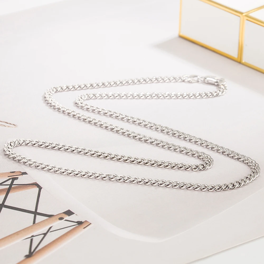 Fashion Temperament Cuban Chains Necklace for Men's 925 Sterling Silver Long Chain Choker Men Collar on Necklace Pendant 10 Mallzona S4edcf5a3b17642c2af525001860c4fe6e Fashion Temperament Cuban Chains Necklace for Men's 925 Sterling Silver Long Chain Choker Men Collar on Necklace Pendant Mallzona