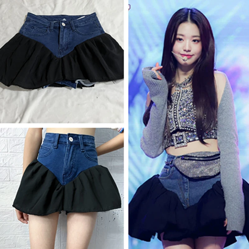 New Ruffled Skirt Women Group Kpop Stage Outfit Group Jazz Dance Clothes Singer Dancer Skirts Gogo Dancer Costumes DWY9357
New Ruffled Skirt Women Group Kpop Stage Outfit Group Jazz Dance Clothes Singer Dancer Skirts Gogo Dancer Costumes DWY9357