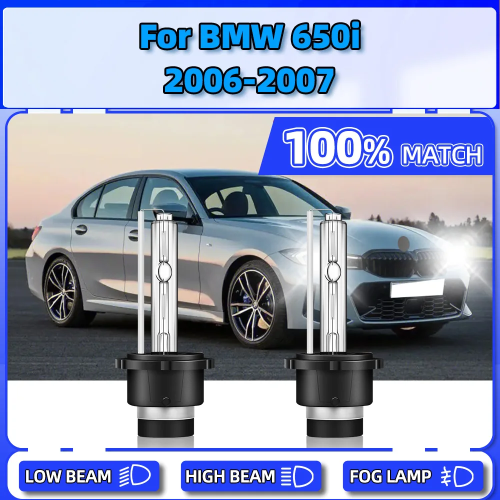 12V Xenon Headlight Bulbs 20000LM Super Bright HID Xenon Lamps 6000K 12V Plug And Play Front Lights For BMW 650i 2006 2007
12V Xenon Headlight Bulbs 20000LM Super Bright HID Xenon Lamps 6000K 12V Plug And Play Front Lights For BMW 650i 2006 2007