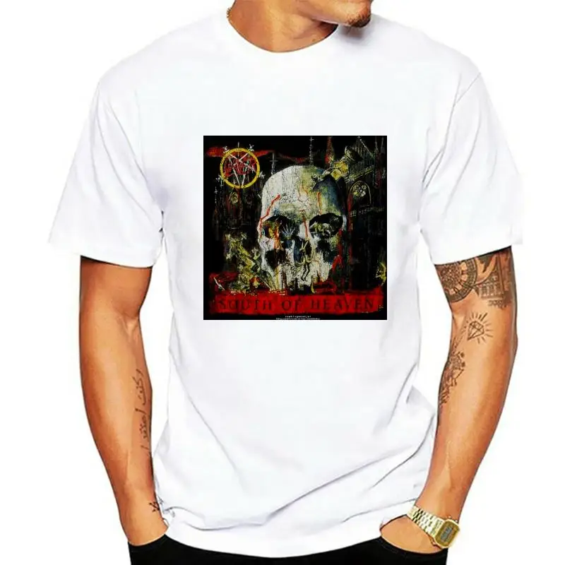 Authentic SLAYER South Of Heaven T-Shirt NEW Men T Shirt Cheap Sale 100 % Cotton
Authentic SLAYER South Of Heaven T-Shirt NEW Men T Shirt Cheap Sale 100 % Cotton