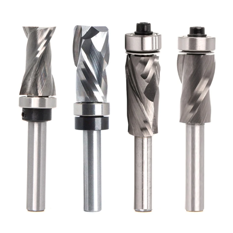 

1/4 Inch Shank Top Bearing Spiral Pattern/Plunge Flush Trim Router Bit for Wood Drosphip