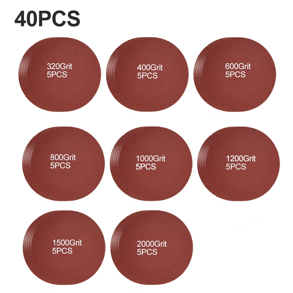 Professional Grade Sanding Discs for Precision Cuts 40pcs Round Sandpapers Grit 320~2000 Suitable for Various Materials
Professional Grade Sanding Discs for Precision Cuts 40pcs Round Sandpapers Grit 320~2000 Suitable for Various Materials