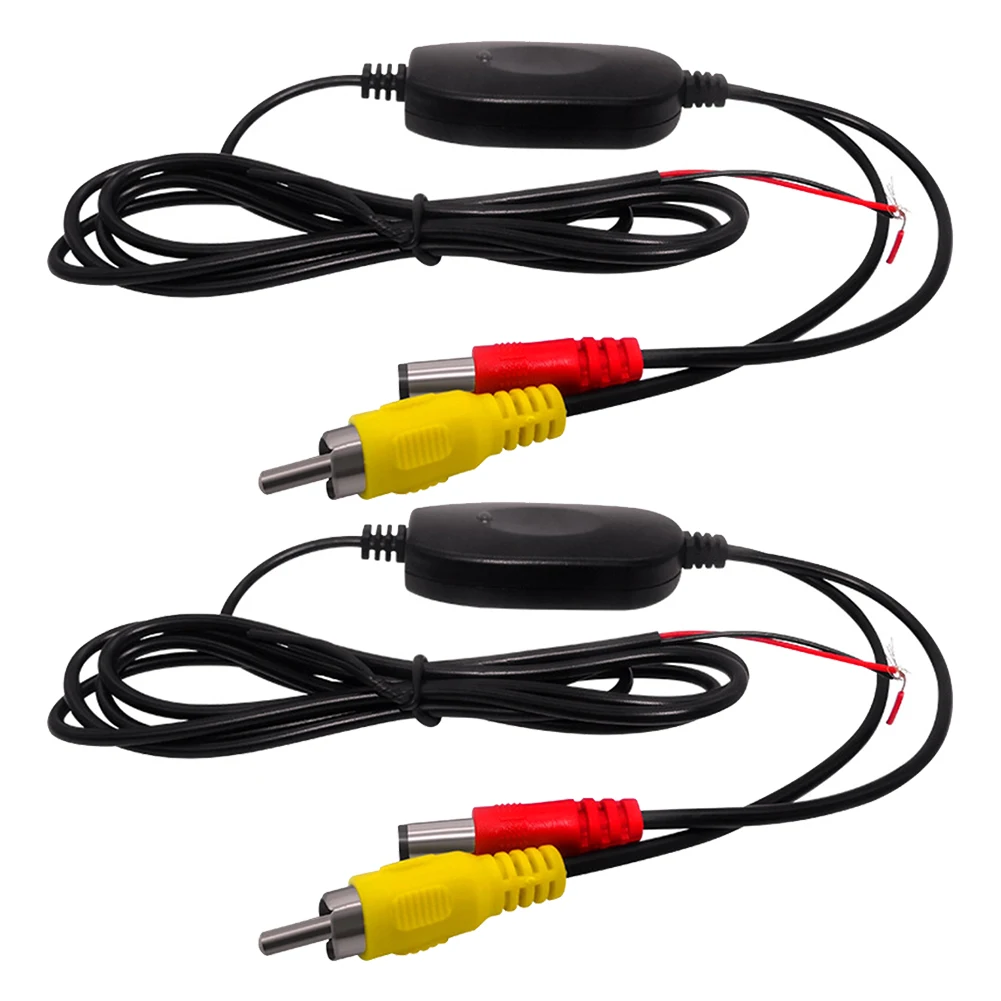 

2 4GHz Wireless Transmitter and Receiver Quality Upgrade for Car Reverse Camera PAL/NTSC System Ideal for In Car Monitors