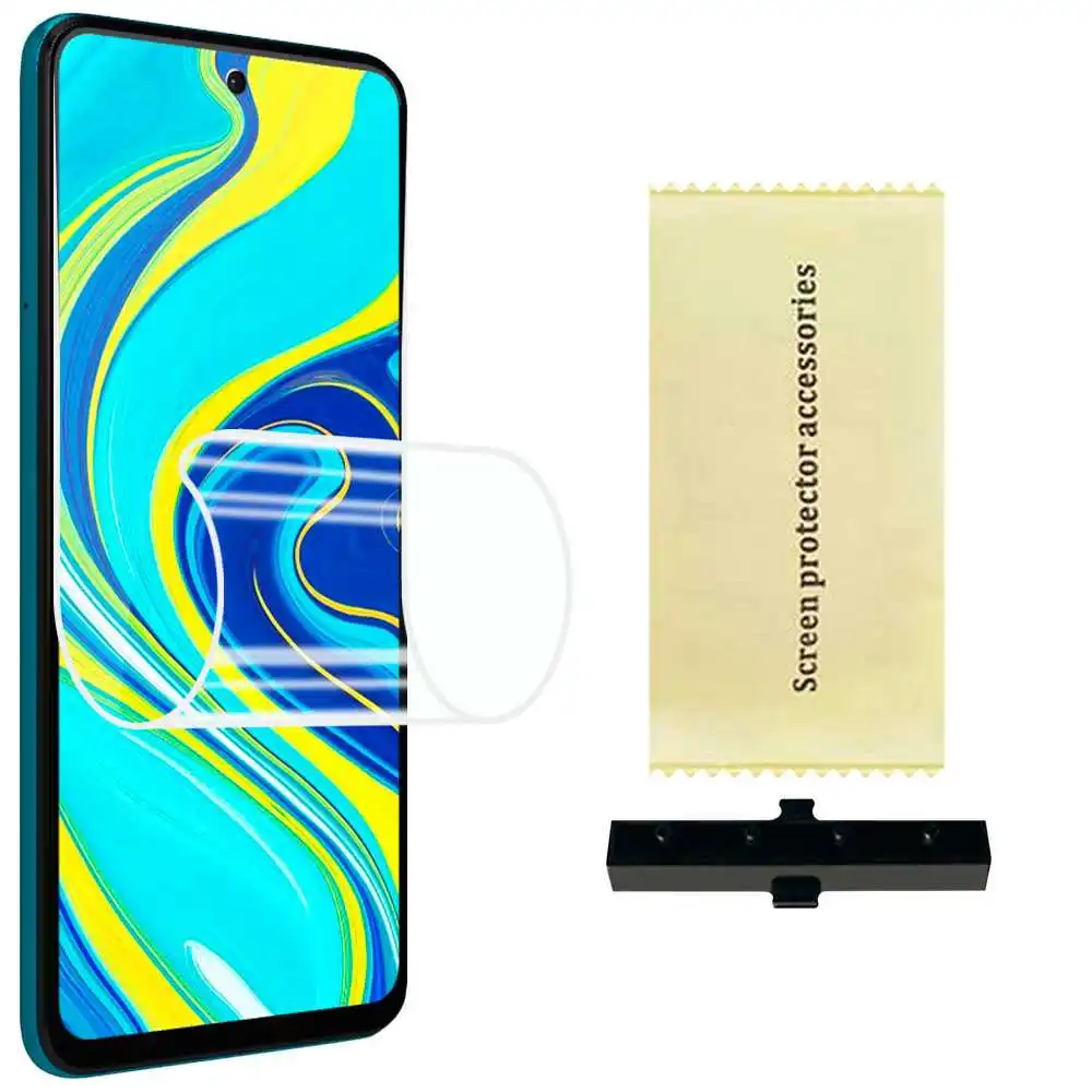 Screen Protector Hydrogel Flex Film for Xiaomi Redmi Note 9S/9 Pro Full Cover Coverage Slim TPU Protective Self Healing | Мобильные