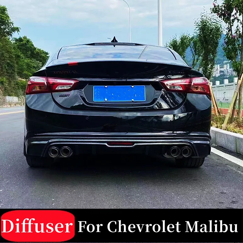 For 2016-2024 Chevrolet Malibu XL Rear Bumper Diffuser Splitter Chin Spoiler Exhaust Pipe Bodykit Car Tuning Accessories
For 2016-2024 Chevrolet Malibu XL Rear Bumper Diffuser Splitter Chin Spoiler Exhaust Pipe Bodykit Car Tuning Accessories