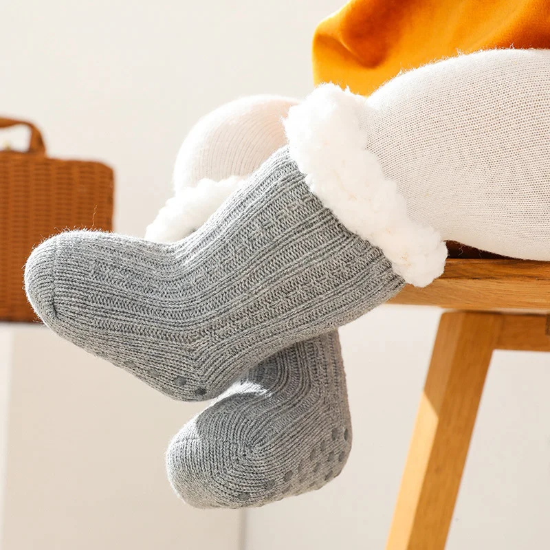 Lawadka 0-3T Winter Thick Baby Socks Knitted Velvet Warm Newborn Toddlers Anti Slip Floor Snow Kids Socks For Girls Boys 2022
Lawadka 0-3T Winter Thick Baby Socks Knitted Velvet Warm Newborn Toddlers Anti Slip Floor Snow Kids Socks For Girls Boys 2022