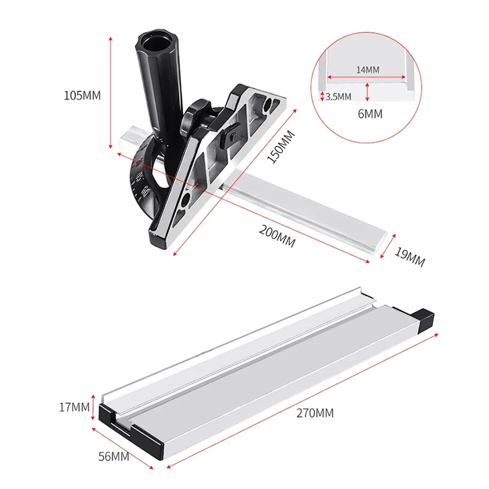 The Accessory For Every Woodworking Project – Miter Gauge System With Offset Track For Stable Material Push
The Accessory For Every Woodworking Project – Miter Gauge System With Offset Track For Stable Material Push