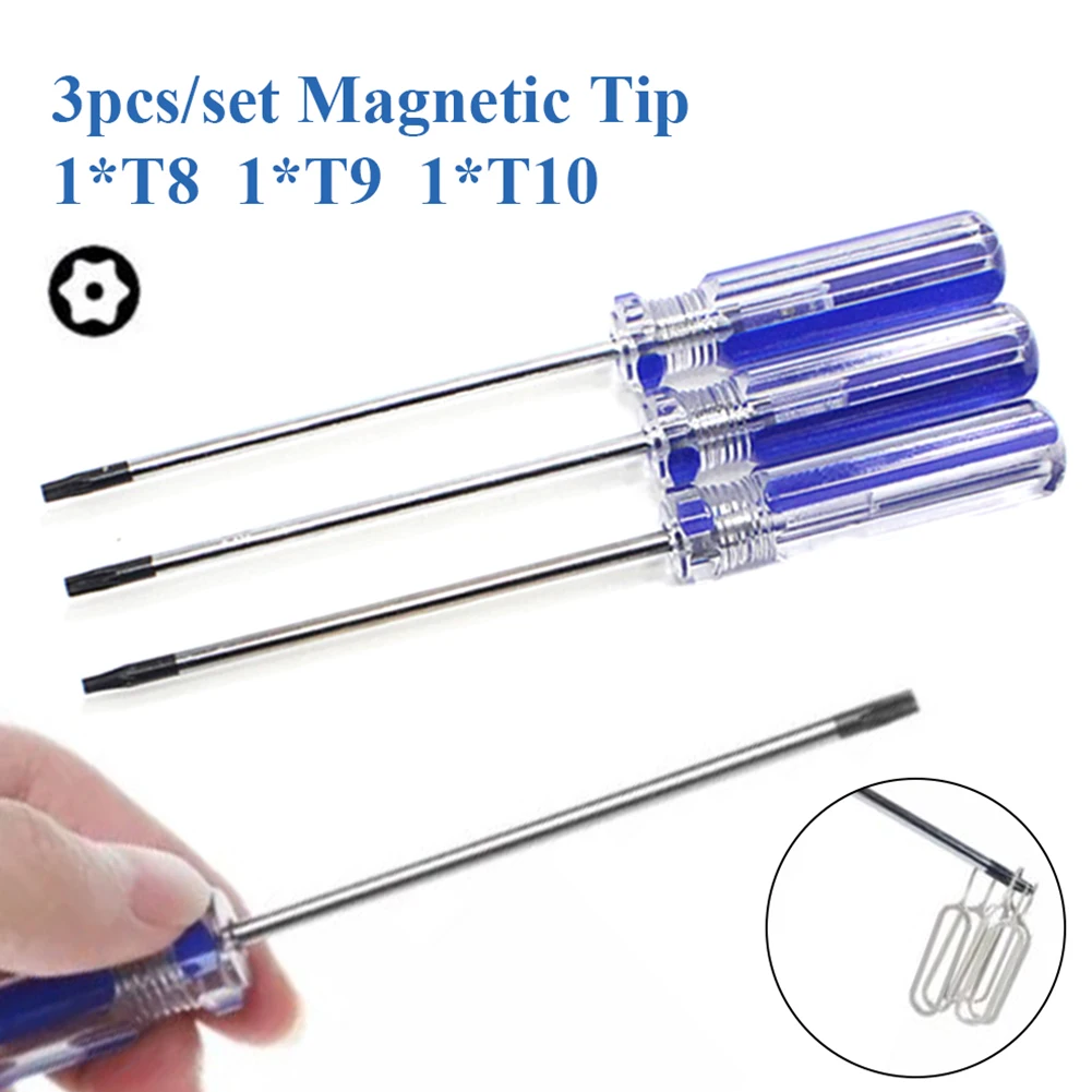 1/3pcs Tamper Proof Security Torx T8 T9 T10 Screwdriver For Console For 360 Wired And Wireless Controller For PS3
1/3pcs Tamper Proof Security Torx T8 T9 T10 Screwdriver For Console For 360 Wired And Wireless Controller For PS3
