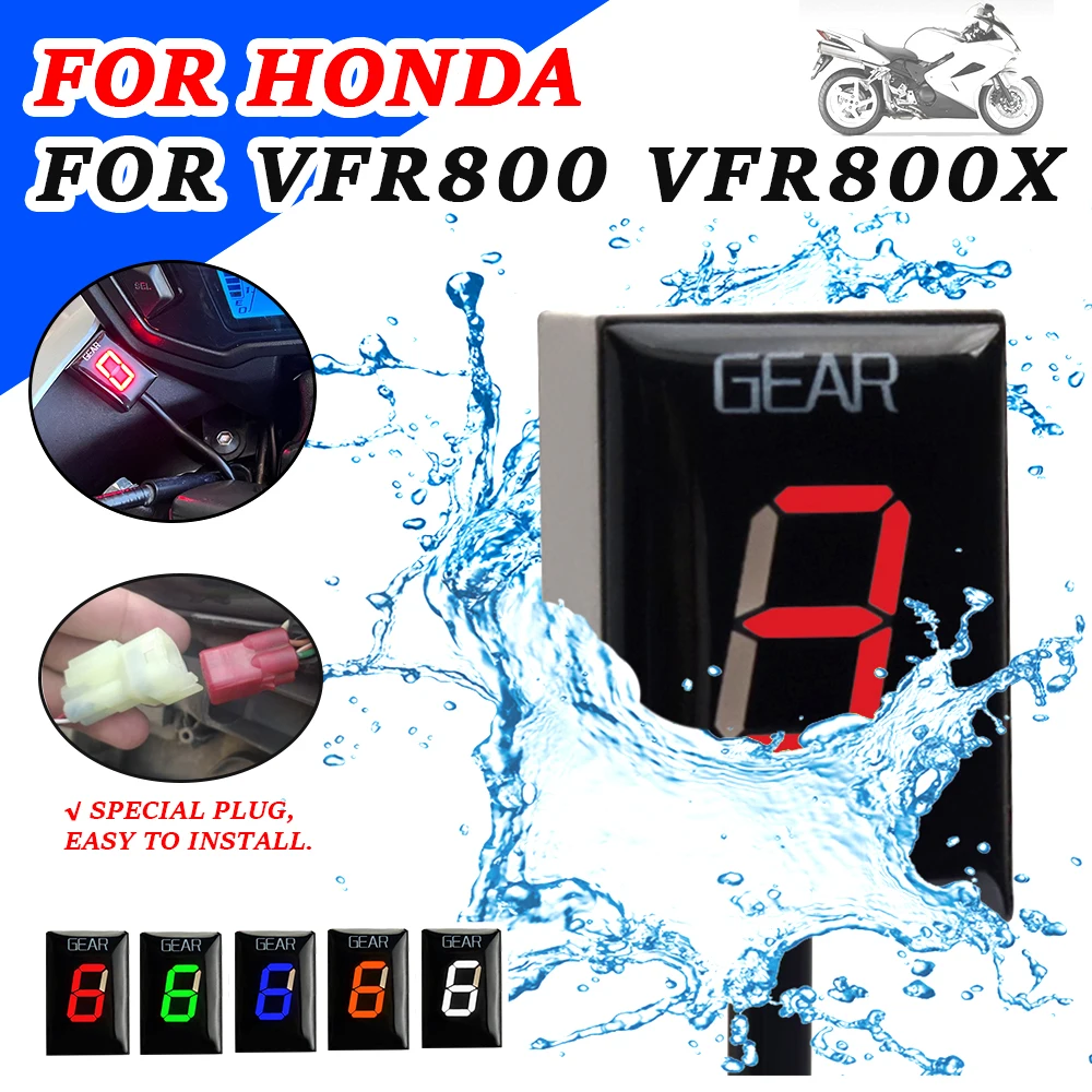 

Индикатор передачи для мотоциклетных аксессуаров, измеритель для Honda VFR800, перехватчик VFR800X, VFR 800 X, VFR 800X, 2006, 2007, 2008, 2009