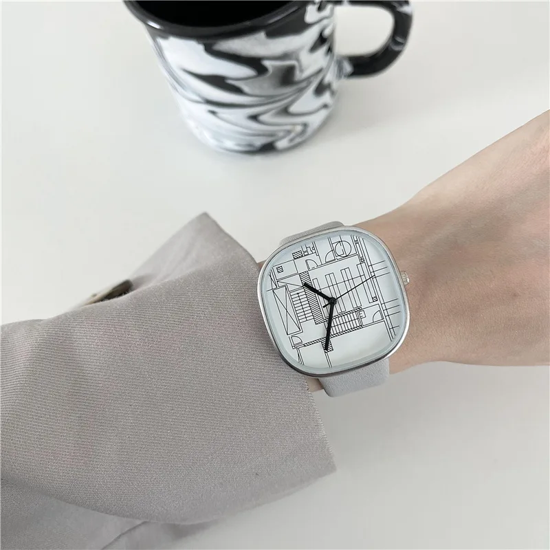 Fashion Leather Ladies Watch New Women Luxury Quartz Alloy Watch 2023 Interior Pattern Wristwatch Clock Relogio Feminino
Fashion Leather Ladies Watch New Women Luxury Quartz Alloy Watch 2023 Interior Pattern Wristwatch Clock Relogio Feminino
