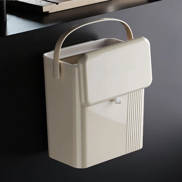 Kitchen Trash Can with Lid Cream Style Wall Mount Hanging Cabinet Bathroom Clothes Basket Garbage Bin Wastebasket Dustbin
Kitchen Trash Can with Lid Cream Style Wall Mount Hanging Cabinet Bathroom Clothes Basket Garbage Bin Wastebasket Dustbin