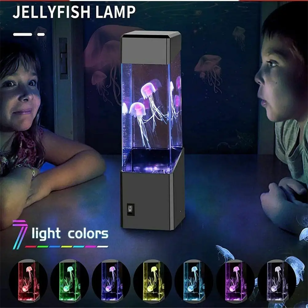 Jellyfish Light Lava Lamp Aquarium LED Multicolor Lighting Mood Night Light Bedside Lamps Room Decoration LED Room Lights
Jellyfish Light Lava Lamp Aquarium LED Multicolor Lighting Mood Night Light Bedside Lamps Room Decoration LED Room Lights