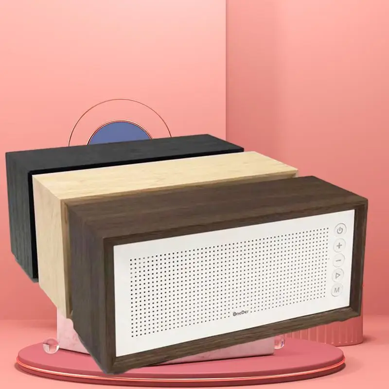 Experience the Ultimate Sound with V2 Retro Wooden Bluetooth Speaker - The Creative Portable Desktop Card Speaker with Wireless
Experience the Ultimate Sound with V2 Retro Wooden Bluetooth Speaker - The Creative Portable Desktop Card Speaker with Wireless