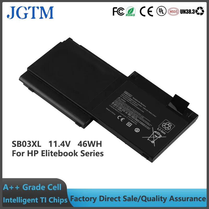 Аккумулятор JGTM 11,4 в 46 Втч/3300 мАч SB03 SB03XL для ноутбука HP Elitebook 720 725 G1 G2 820 825 G1 G2
Аккумулятор JGTM 11,4 в 46 Втч/3300 мАч SB03 SB03XL для ноутбука HP Elitebook 720 725 G1 G2 820 825 G1 G2