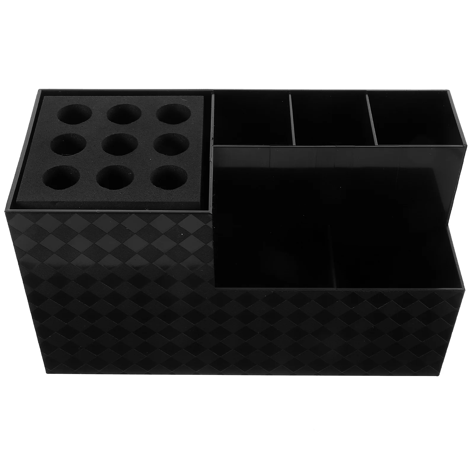 Organizer Hair Salon Dressing Table Desktop Storage Multi-functional Large Capacity Comb Scissors Beauty Tool Rack Black Abs
Organizer Hair Salon Dressing Table Desktop Storage Multi-functional Large Capacity Comb Scissors Beauty Tool Rack Black Abs