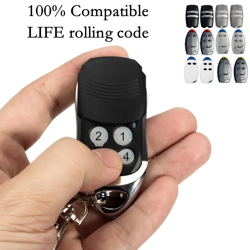 LIFE FIDO2 / FIDO4/ VIP2 / VIP4 / VIP2R / VIP4R, STAR2 / STAR4/BRAVO2 / BRAVO4 Rolling Code 433.92MHZ Garage Door Remote Control
LIFE FIDO2 / FIDO4/ VIP2 / VIP4 / VIP2R / VIP4R, STAR2 / STAR4/BRAVO2 / BRAVO4 Rolling Code 433.92MHZ Garage Door Remote Control